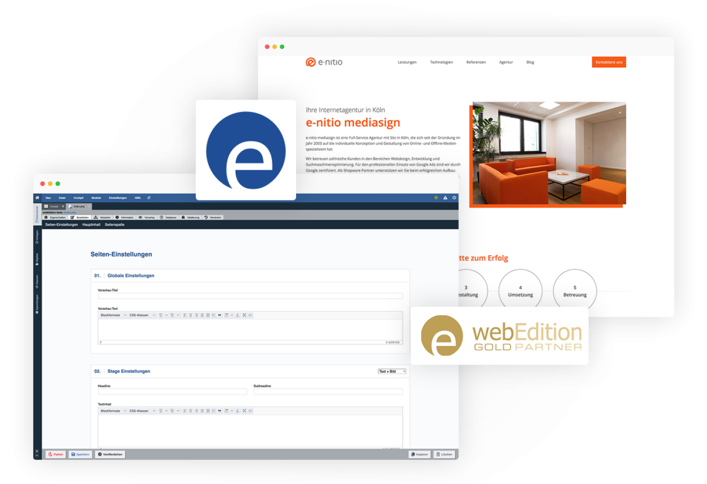 webEdition Agentur | Leistungen | e-nitio Grafik webEdition Agentur