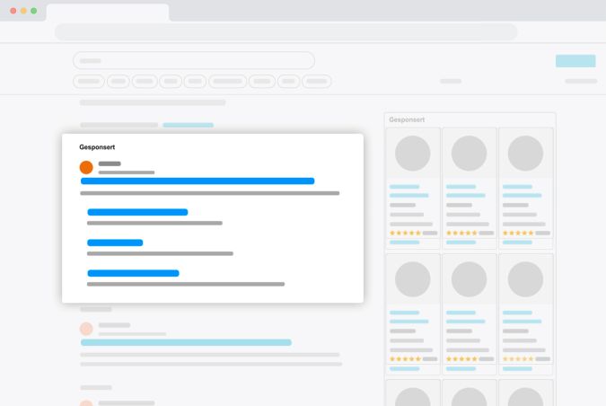 Gesponserte Google Werbung | Leistungen | e-nitio Grafik gesponserte Google Werbung